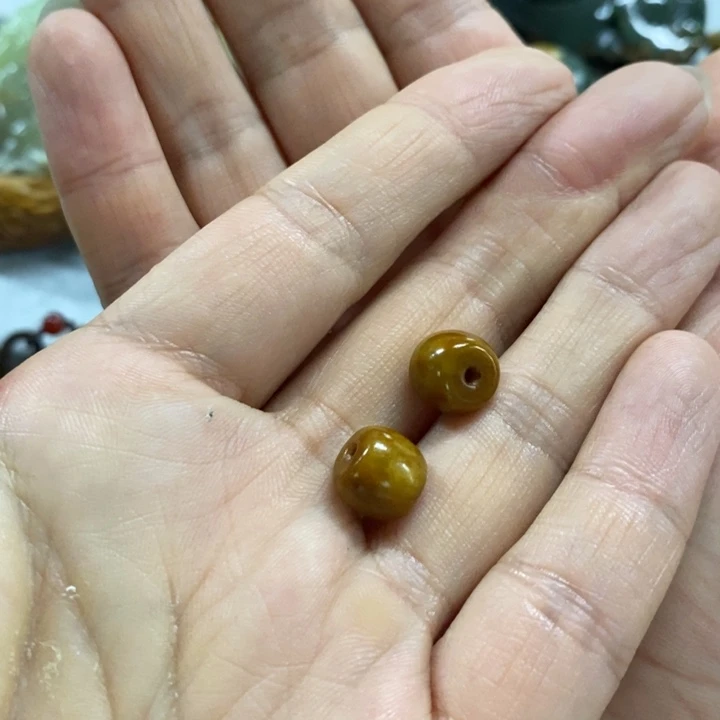手链未镶嵌岫岩河磨玉（透闪石质玉）阿*