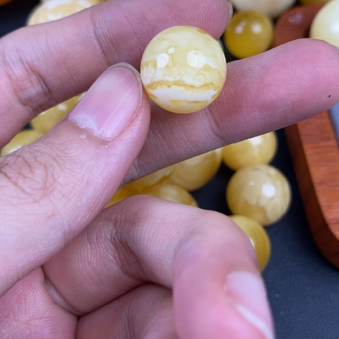 琥珀未镶嵌裸石虎皮12