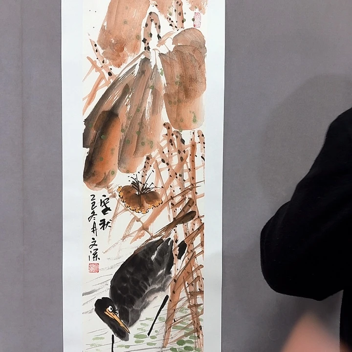 国画亲笔手绘放心去藏