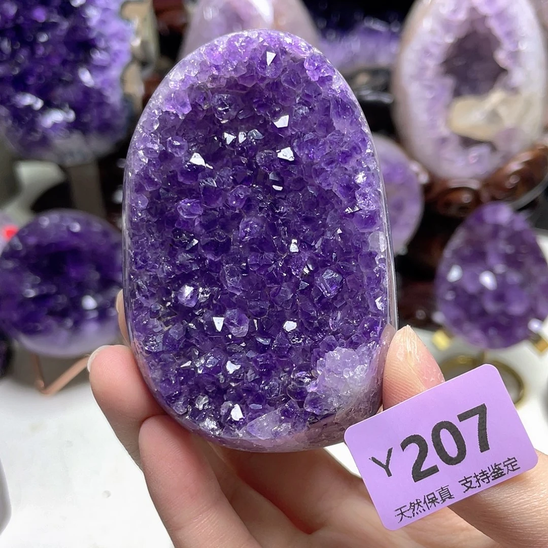 珠宝半成品紫晶未镶嵌