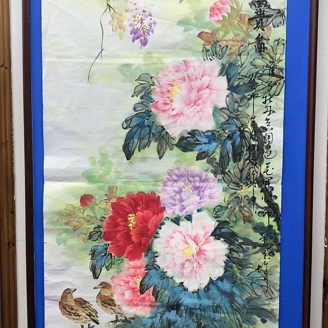 国画国画手绘书法作品