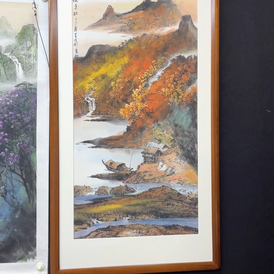 l***u国画手绘国画，精品山水
