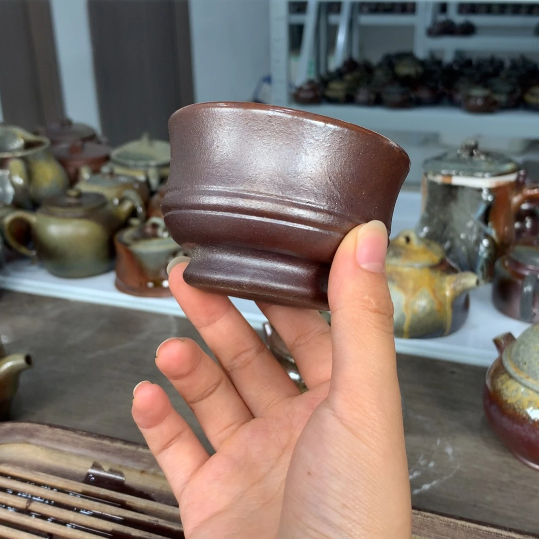 茶壶紫砂纯自然柴烧