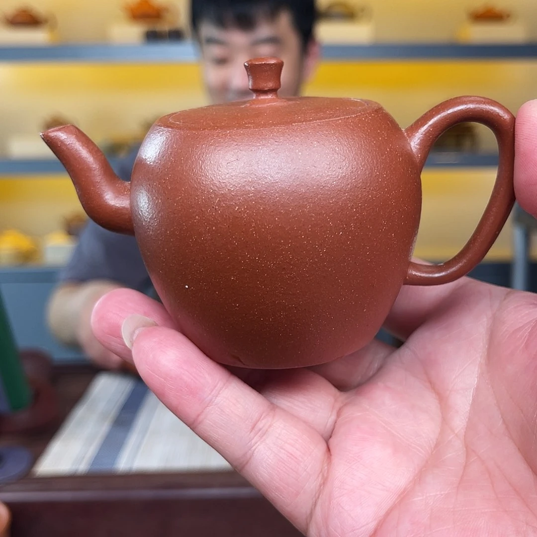 茶壶紫砂红降坡美人肩