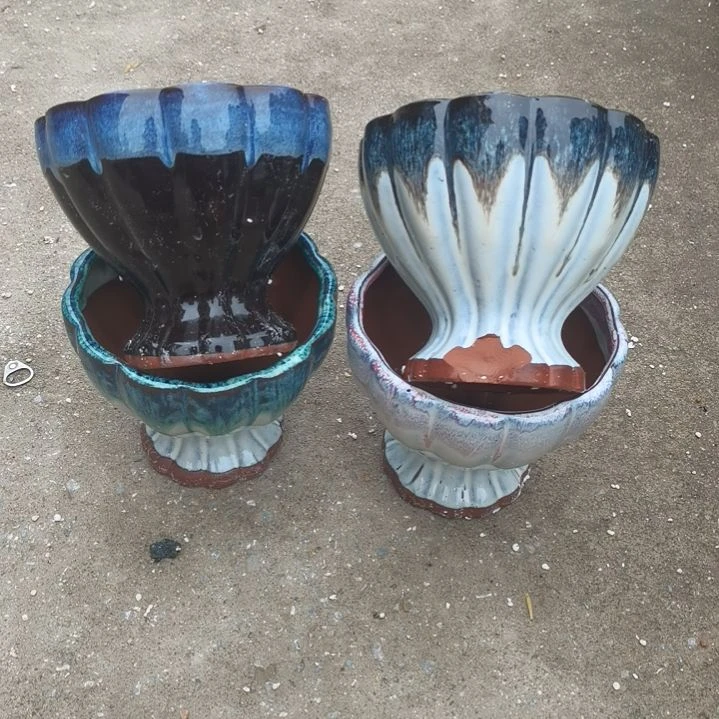 15/12瑕疵4个盆子