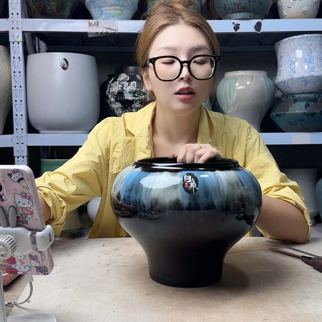 18@21 紫砂花盆尺寸