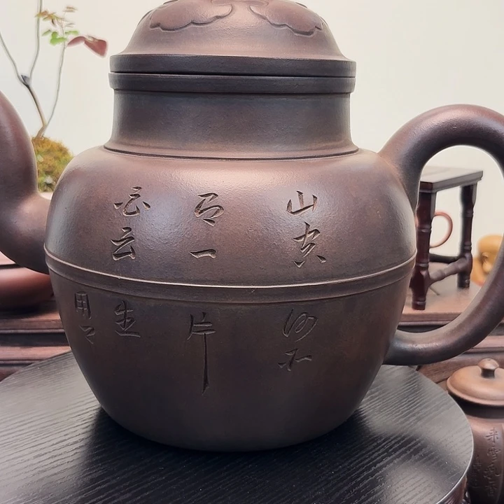 茶壶紫砂如*大老紫壶