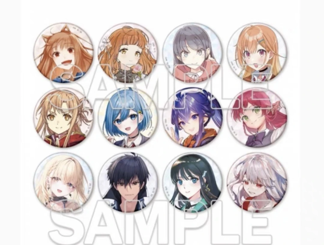 电击文库30周年 吧唧徽章