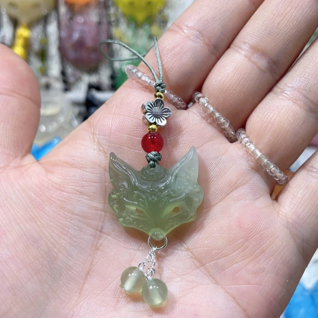 【闪购商品】未镶嵌岫玉颈饰10手机链