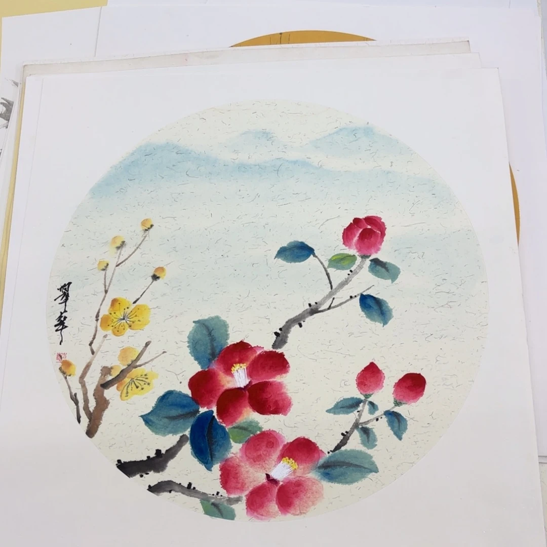 国画国画老师作品刘
