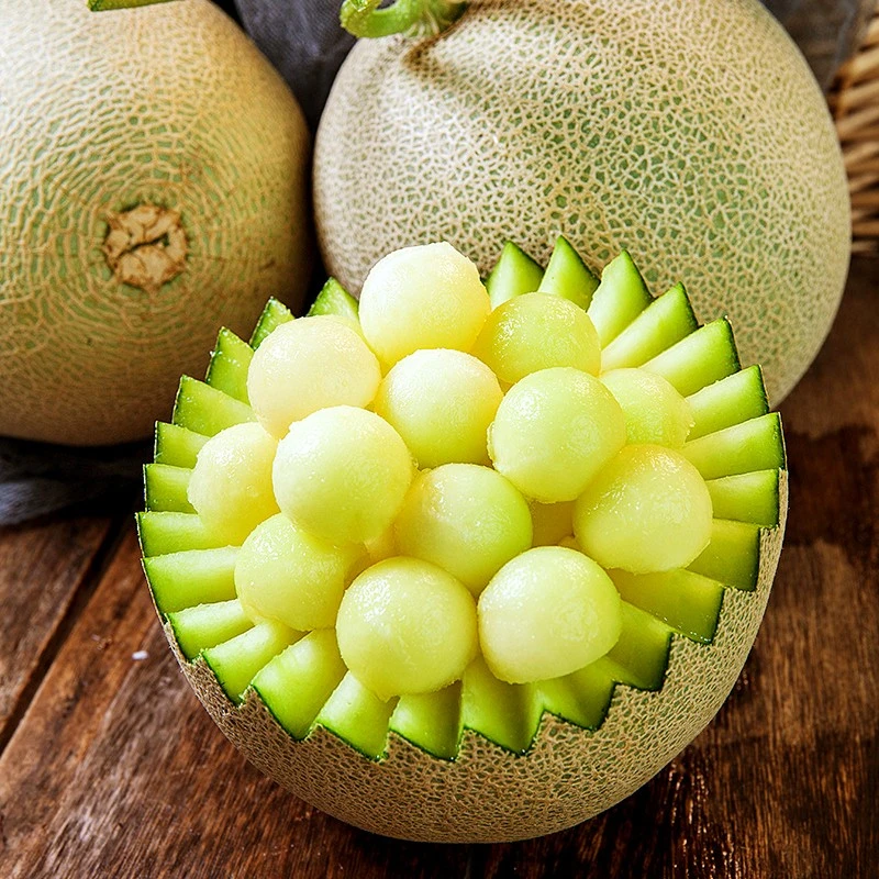 【同城四环以内配送】可口蜜瓜~5个果一箱毛重14斤