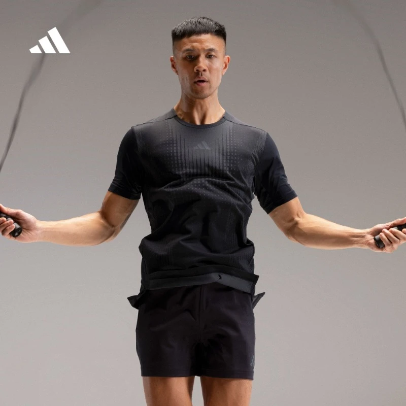 玩球穿搭 阿迪达斯官方 舒适柔软运动健身短裤男夏季新款 JI8193