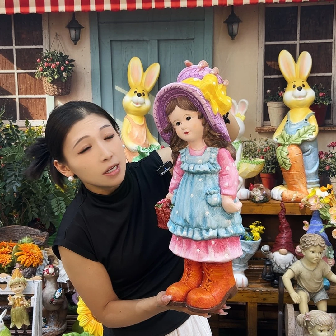 花园摆件红红火火