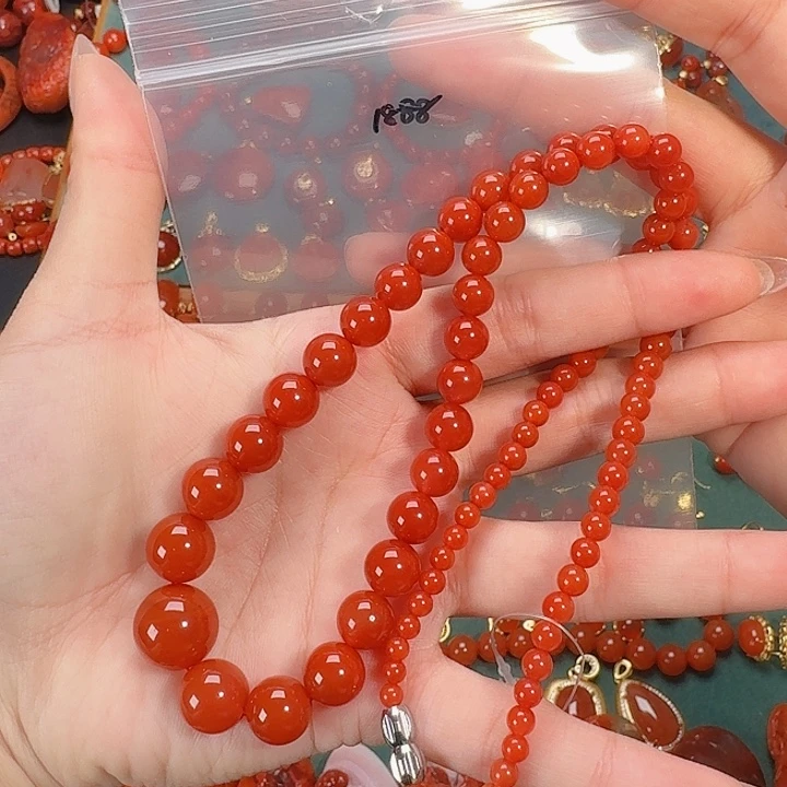 南红玛瑙未镶嵌塔链