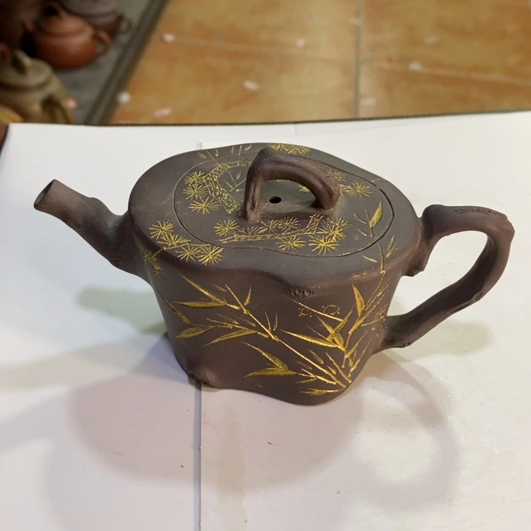 茶壶紫泥原矿手工114