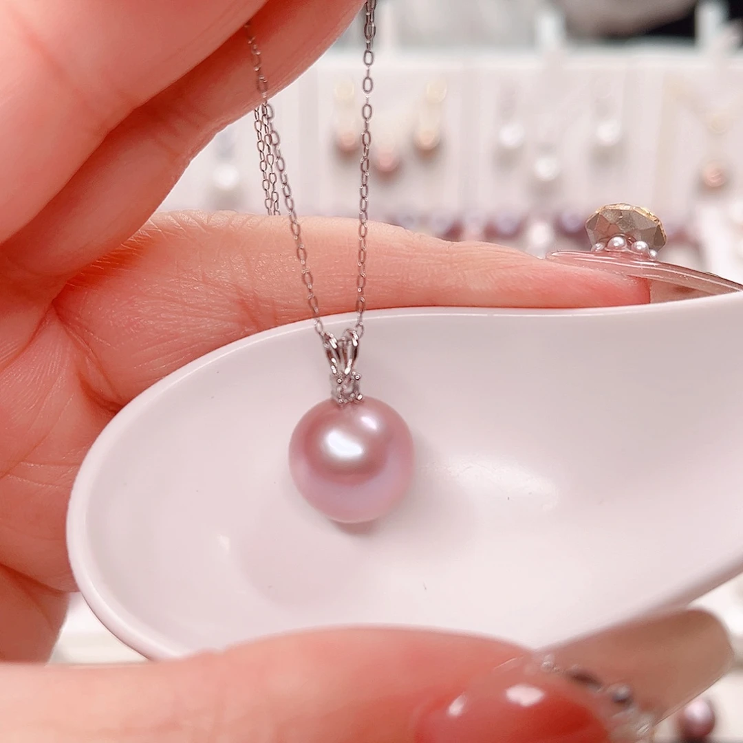 淡水珍珠吊坠(赠链)合金