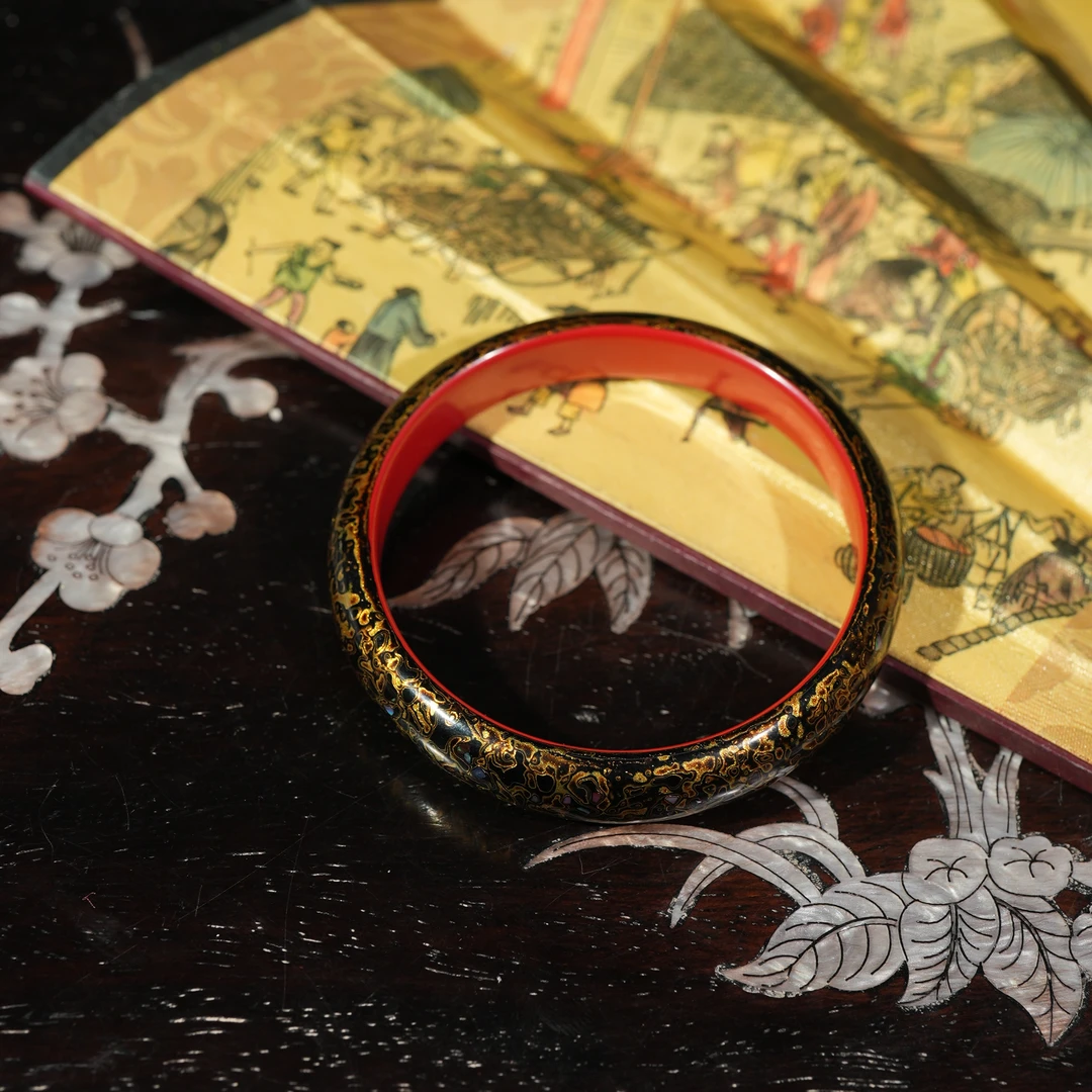 含辰砂工艺品2.24香港王老板-朱砂手镯3t03