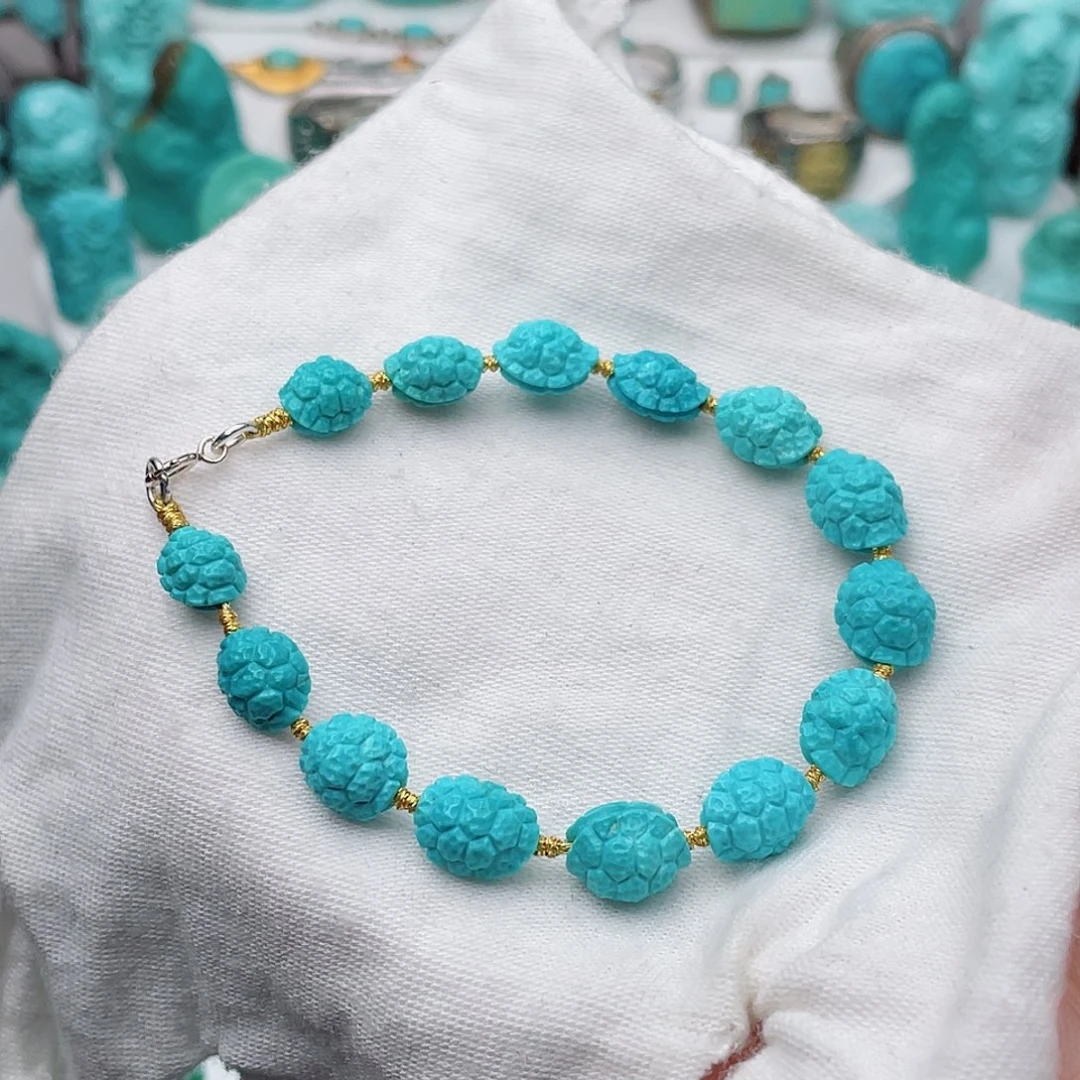 绿松石未镶嵌手链