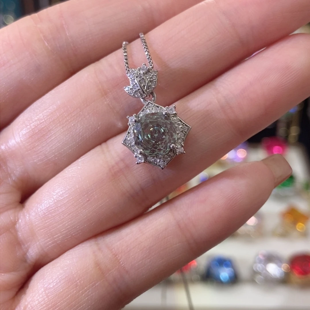 66锆石（处理）吊坠