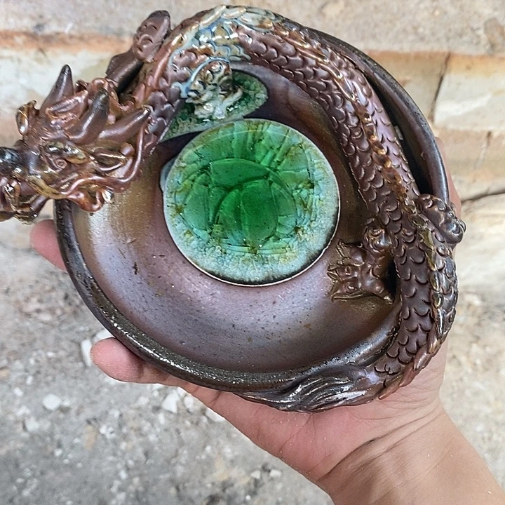 陶园柴烧，精品高货51龙身分离