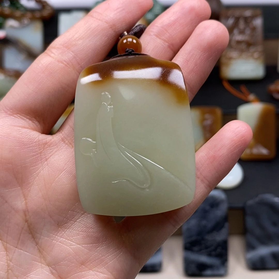 未镶嵌和田玉挂件