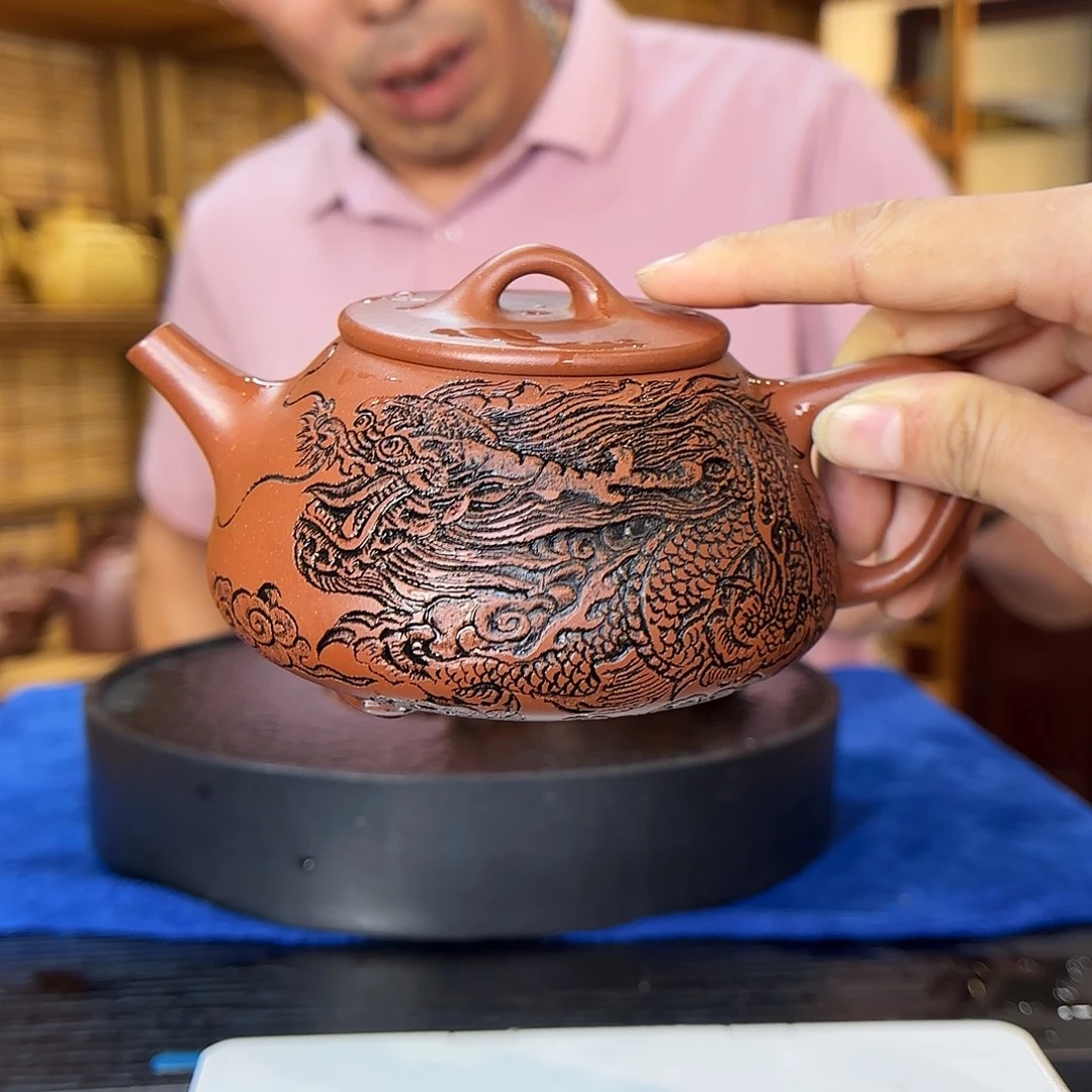 茶壶紫砂范智超紫砂壶龙