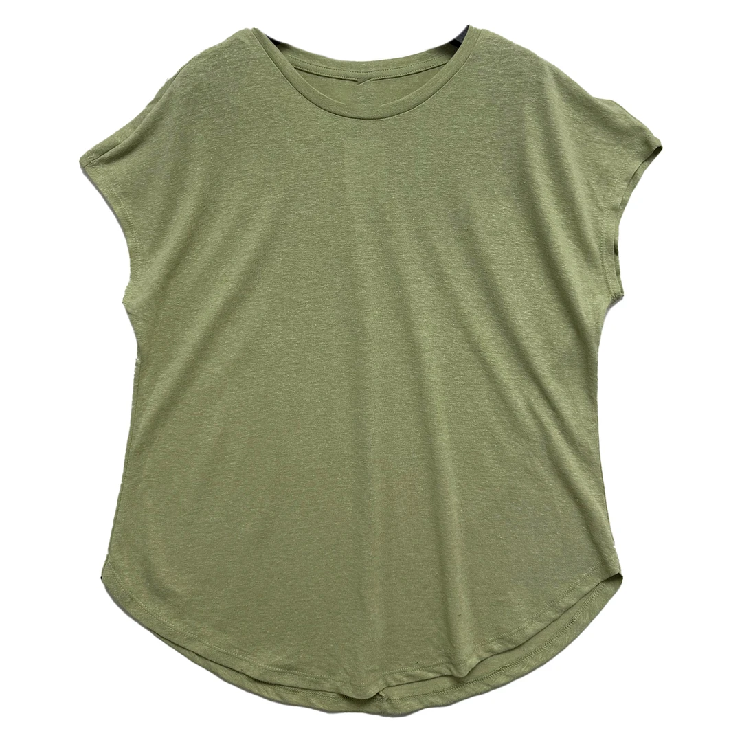 亚麻无袖上衣舒适百搭潮流气质时尚#3874