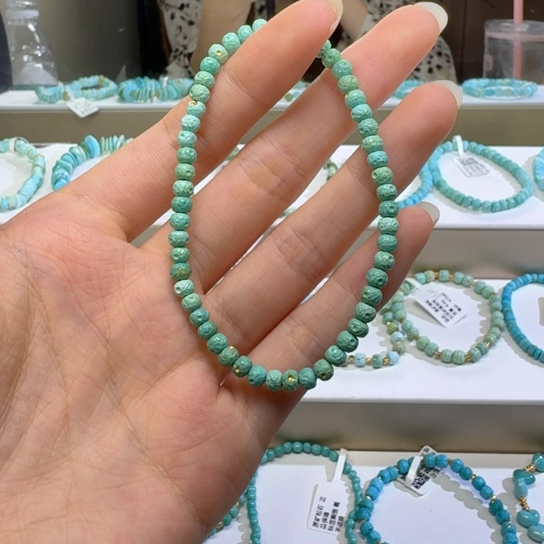 未镶嵌绿松石珠宝奇石