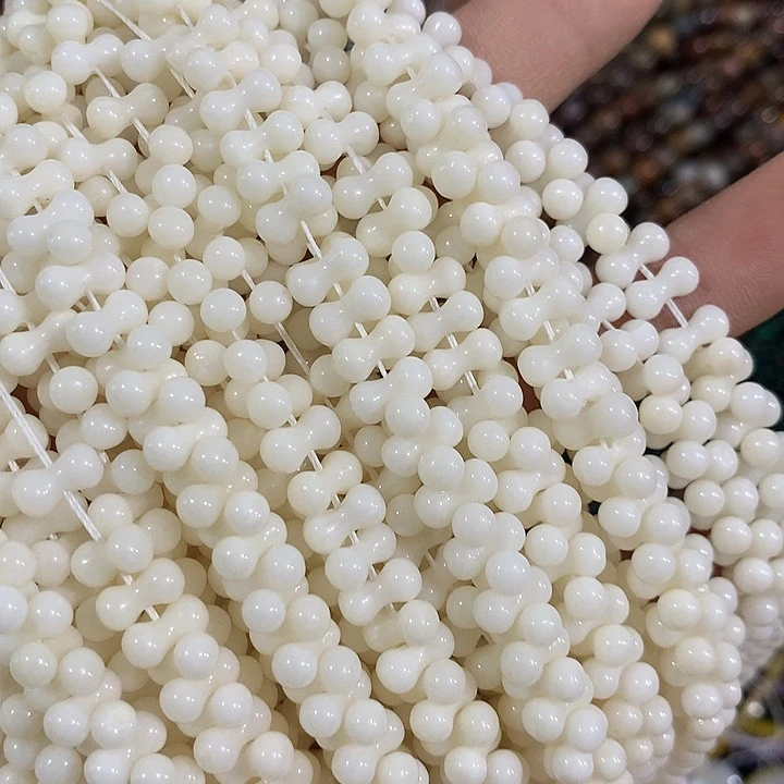 一条白原枝花生珠20厘米