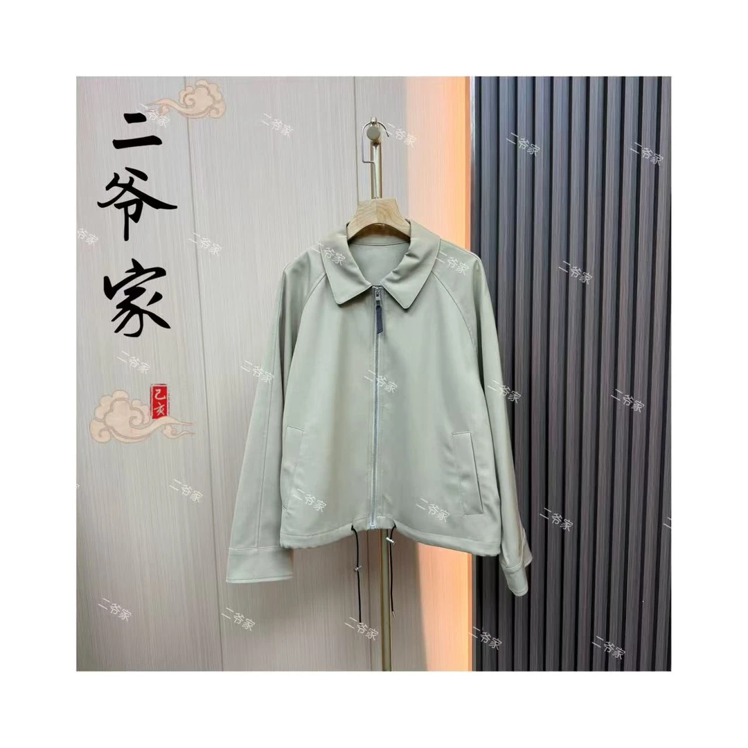 S88021152时尚百搭早秋翻领拉链外套