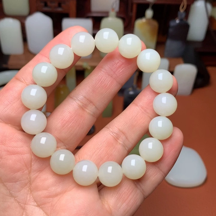 颈饰未镶嵌和田玉青****l