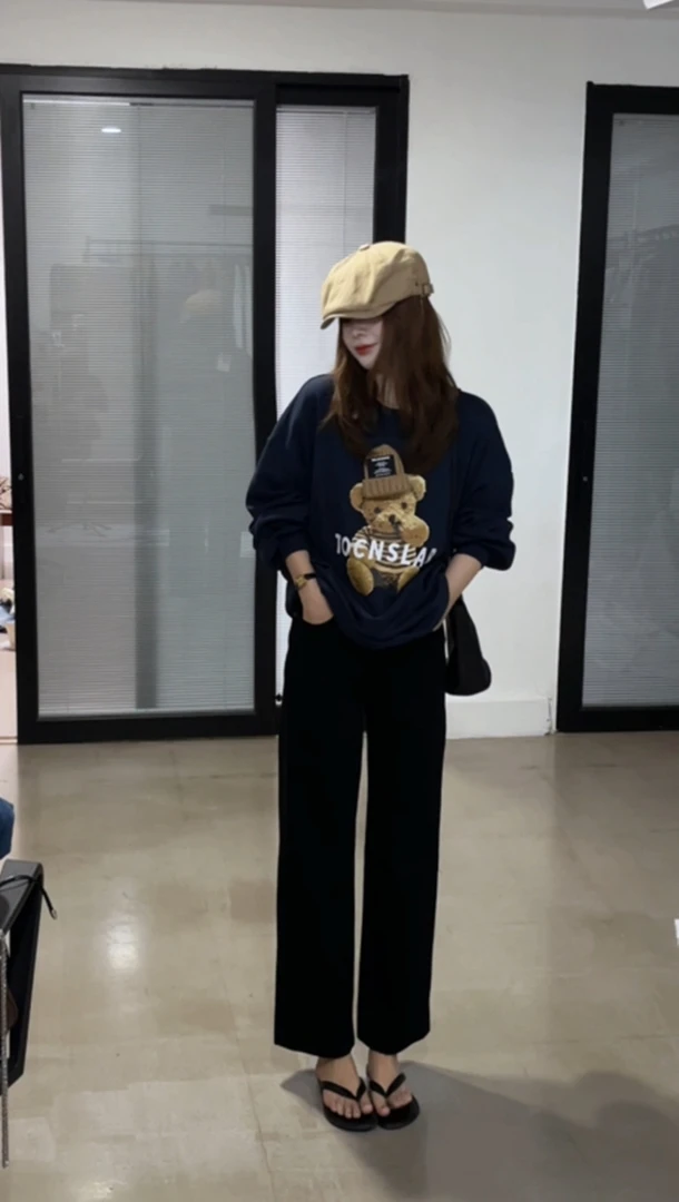 小熊印花卫衣  12392K