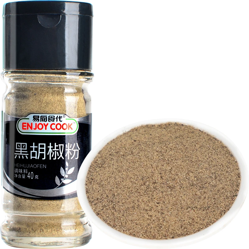 易厨食代黑胡椒粉西餐调味料牛排意面烤肉佐料炸鸡胡椒面瓶装40g