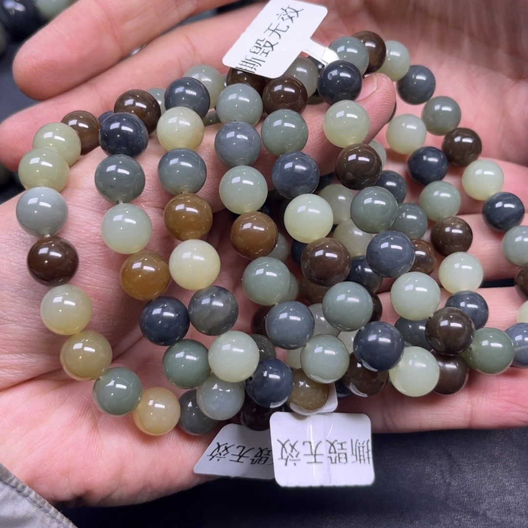 和田玉手链未镶嵌多样性拍一发一新疆楼兰卡10