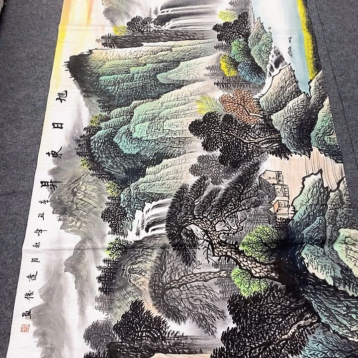 国画国画作品手绘