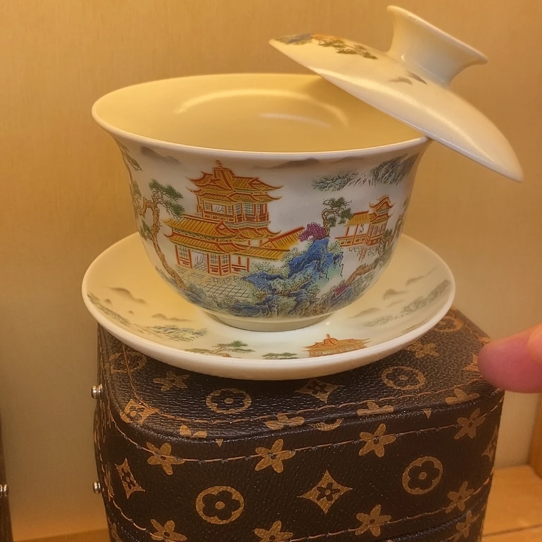 盖碗里的水煮开后放