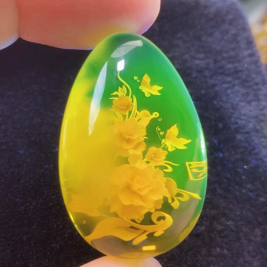 【闪购商品】金珀吊坠(不含链)未镶嵌