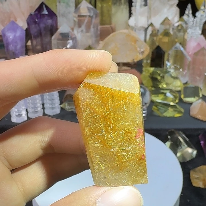珠宝半成品未镶嵌水晶发晶