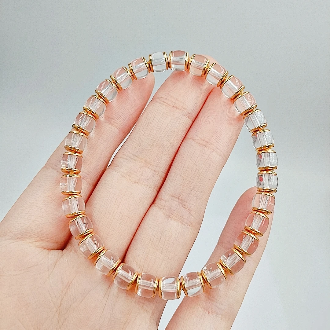 白水晶手串简约精致日常百搭