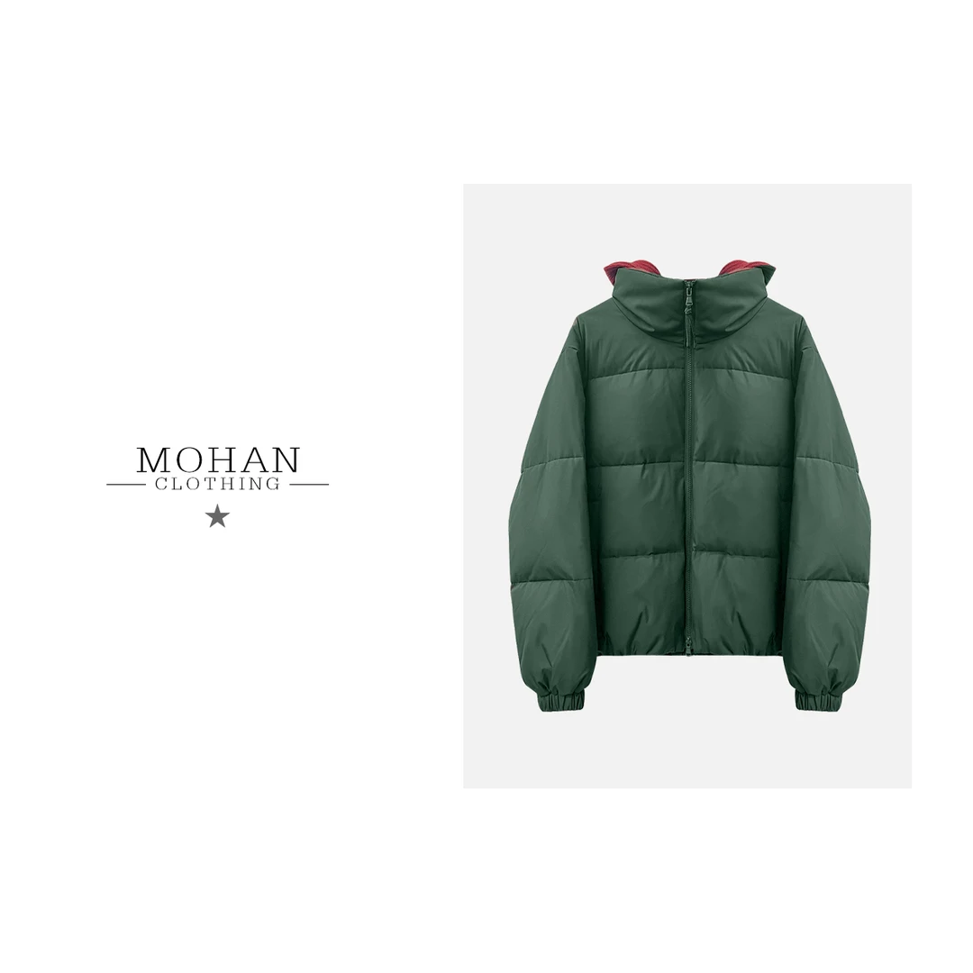 CLOTHING/墨含高奢时尚气质优雅舒适保暖百搭95白鹅绒服D.CO209