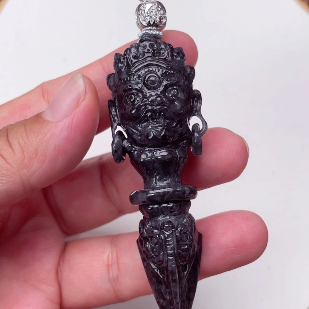 未镶嵌定制翡翠翡翠降魔杵