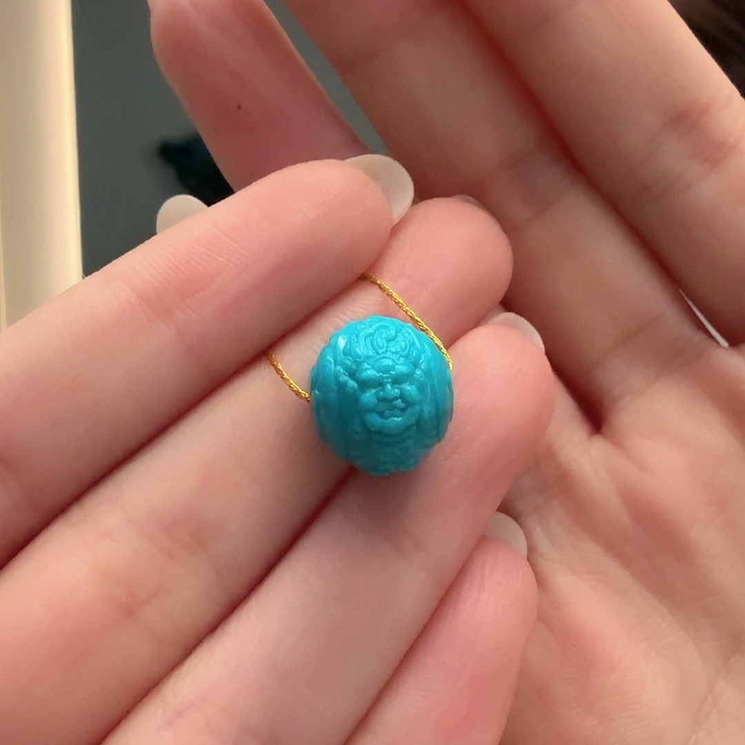 绿松石未镶嵌颈饰