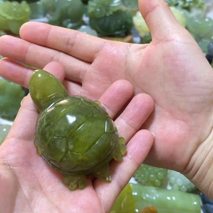 【闪购商品】未镶嵌蛇纹石玉把件韩*