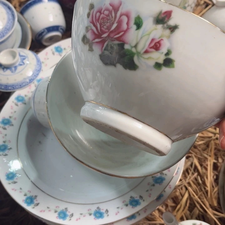 瓷片景德镇陶瓷两个微瑕