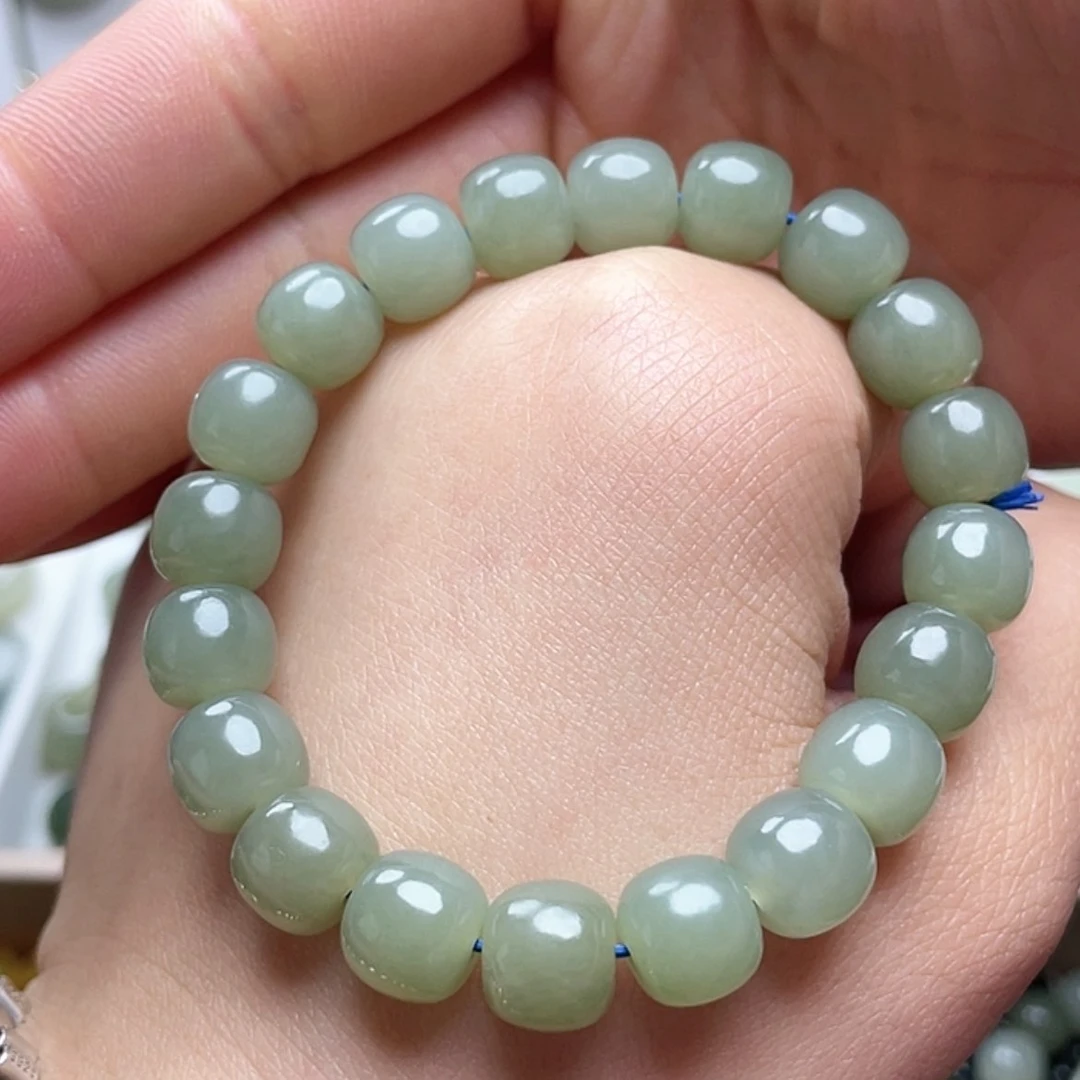 【闪购商品】和田玉手串未镶嵌卡10