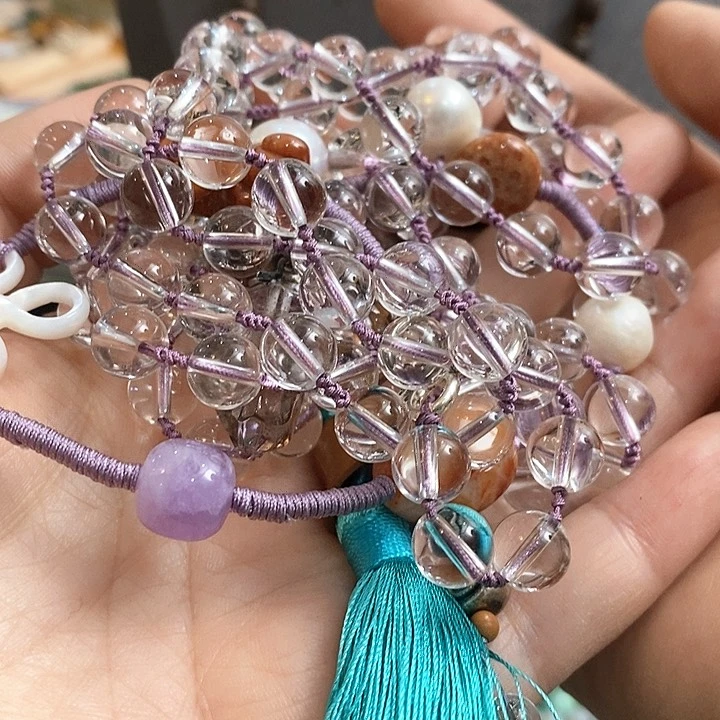 贝壳手串/手链左*妈原创108白色白色