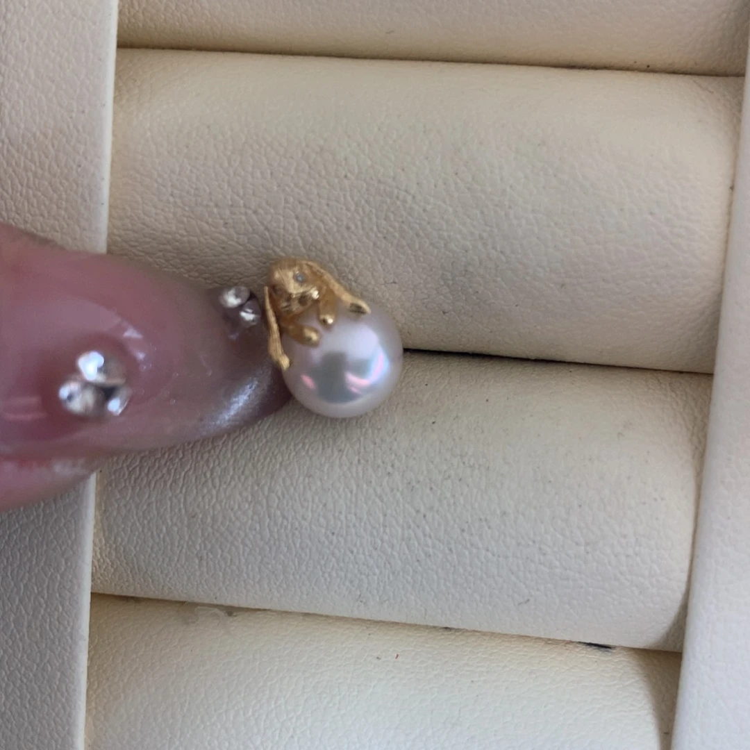 海水珍珠颈饰18K金镶嵌