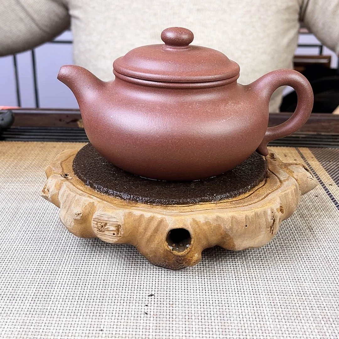 紫砂茶壶宜兴紫砂底槽青320c c