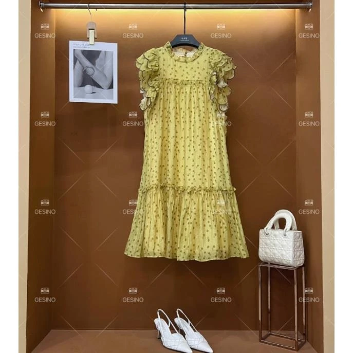 【秀】春夏新款优雅百搭时尚中国风女装连衣裙 XP-2025088