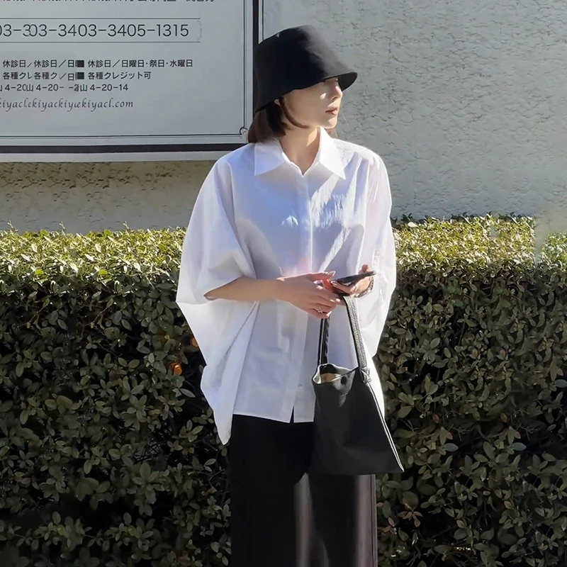 2025轻熟风时尚套装休闲风港风薄款小众INS风上衣森系女衬衣宽松